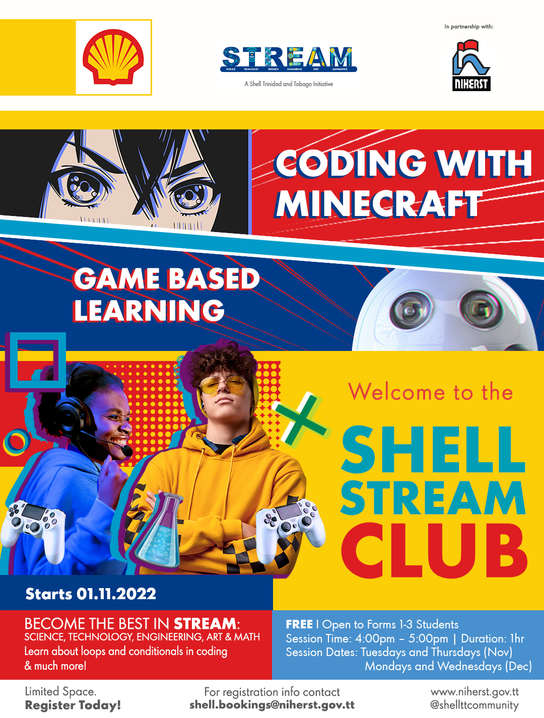 Shell STREAM Clubs - powered by NIHERST